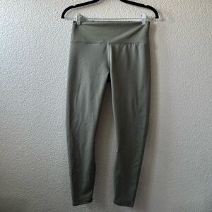 Olive Green High-Waisted Leggings